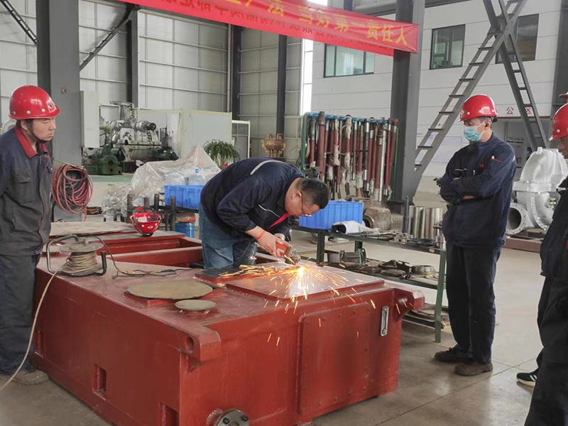  2023年4月份生产培训现场